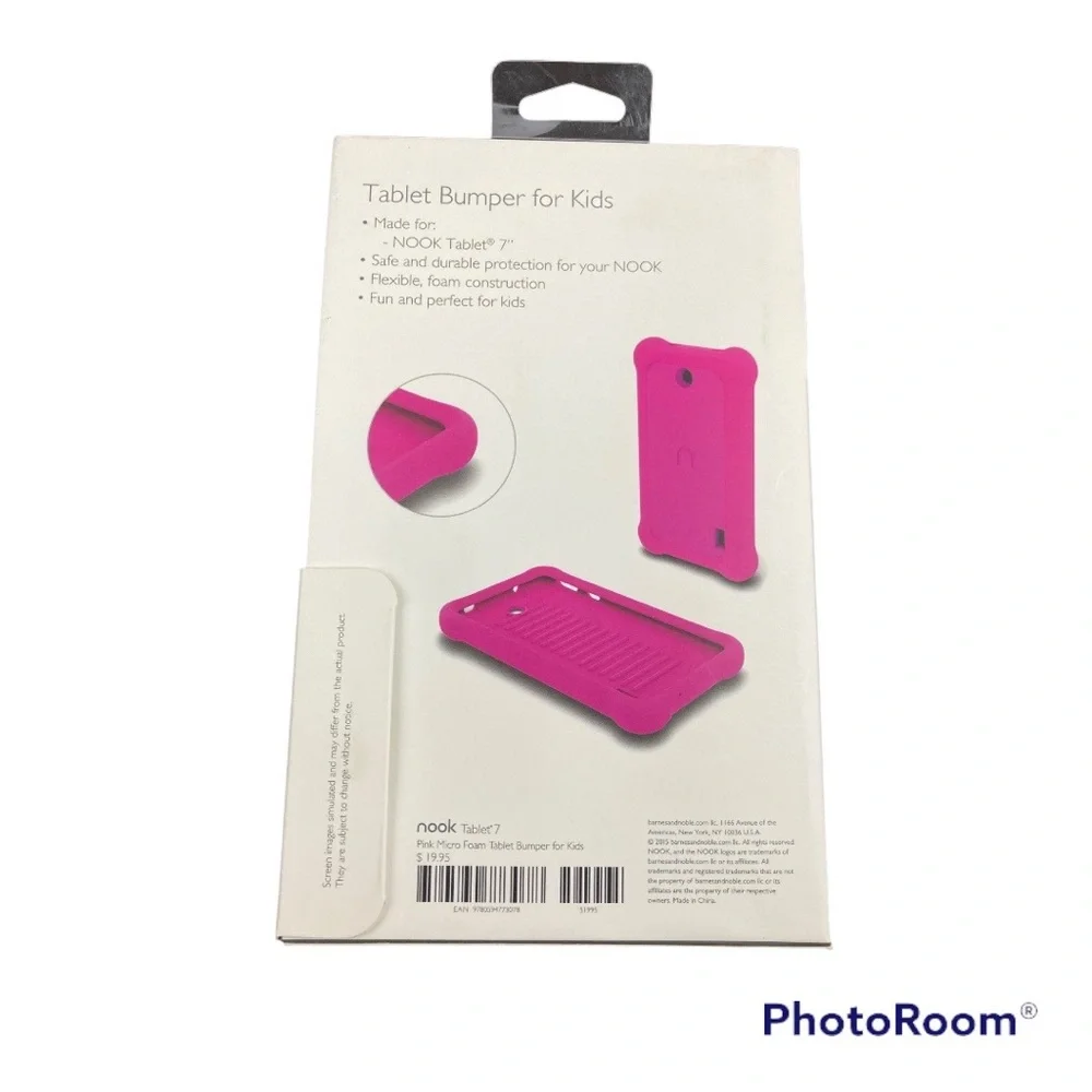 💙Pink Micro Foam Bumper Nook Cover for 7”